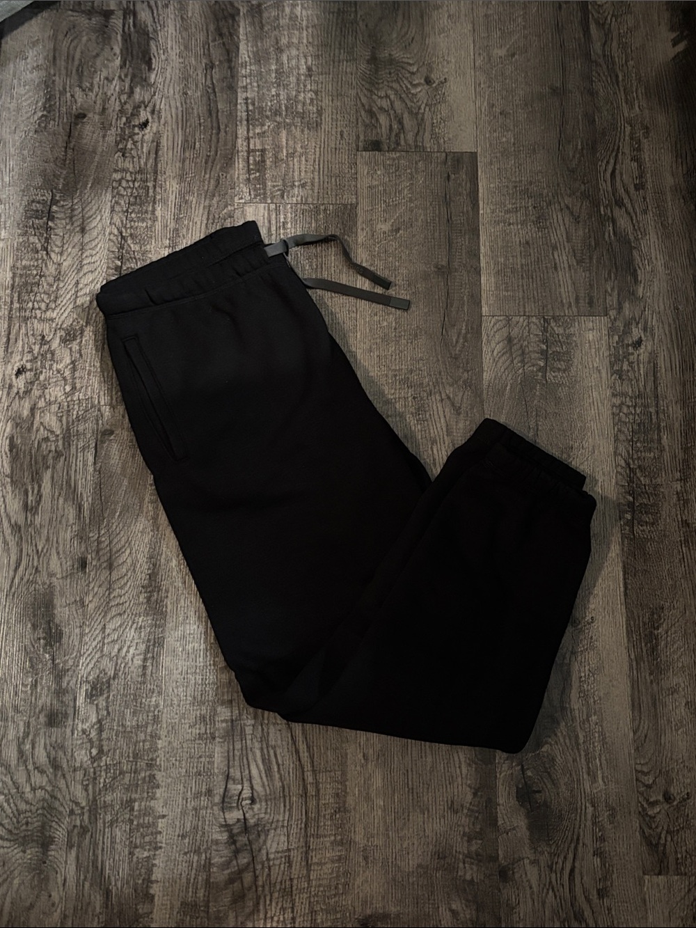 Figs Off Shift Lounge Jogger Sweatpants - Black - Size Large
